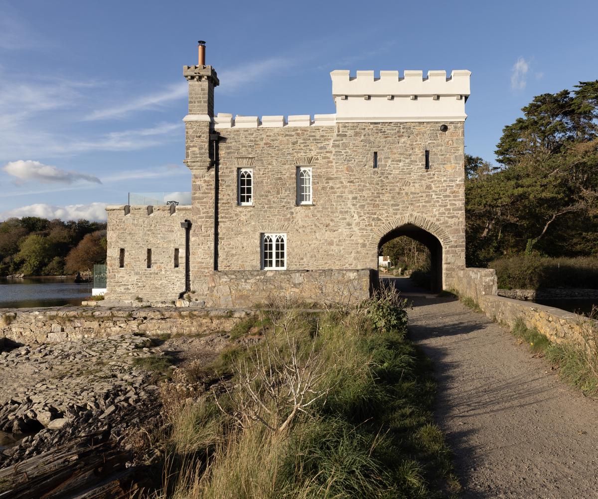 castle style building