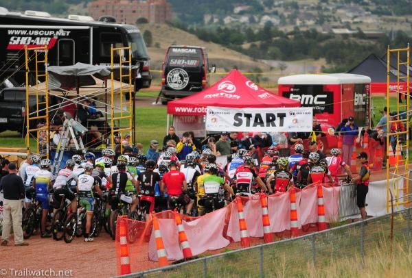 Elite men await the starting gun