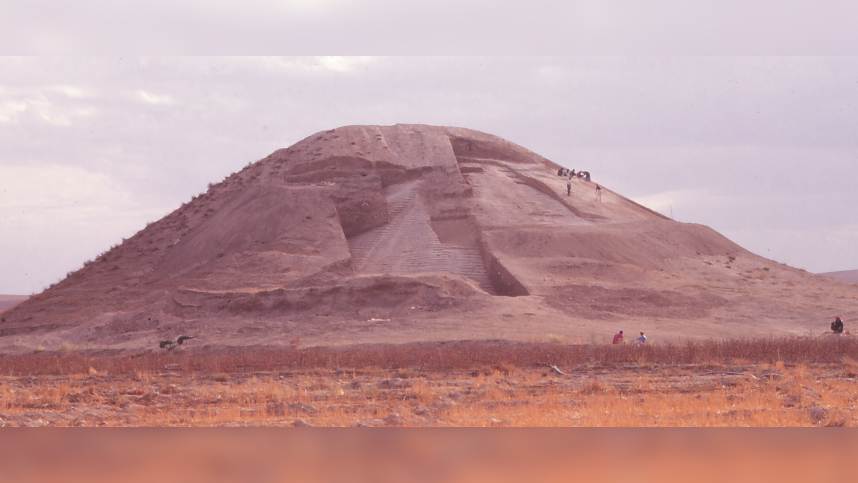 The ancient war monument looked a bit like the step pyramid of Djoser in Egypt.