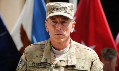 Gen. David Petraeus in Afghanistan on July 7, 2011