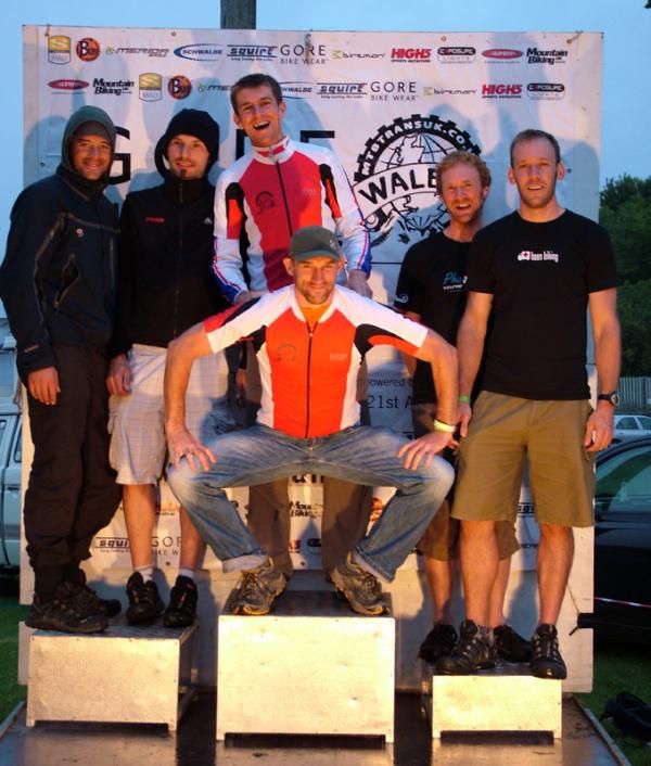 Duo men's overall podium