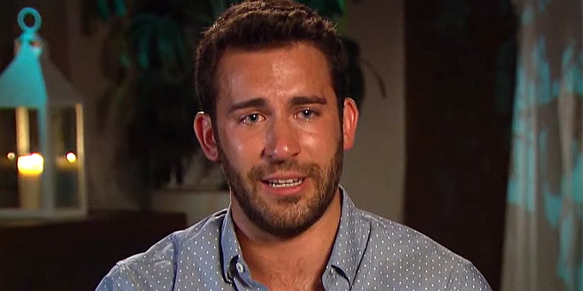 Derek Peth cries Bachelor in Paradise Season 6 2019 ABC