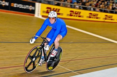 Alain Baxter, ex-skier, tries out the 200m sprint and is one second off.