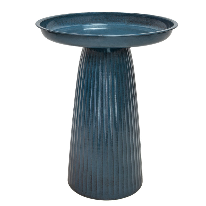 Latitude Run&amp;reg; Gleeful Garden Metal Outdoor Bird Bath &amp;amp; Reviews | Wayfair