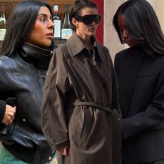 The best under $150 fall fashion finds are shown in a collage of woman's fall outfit ideas 