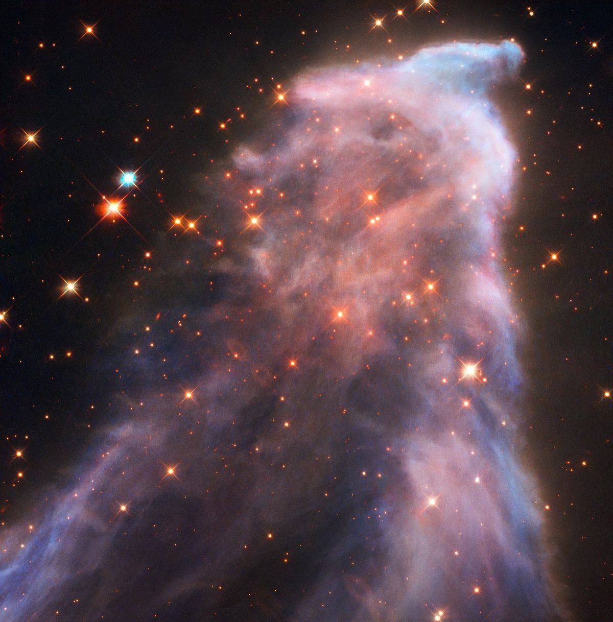 The Ghost Of Cassiopeia Drifts Along In This Spooky Hubble Image Space 5593