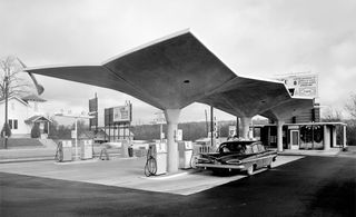 Photograph of Diamond Gas Station, 1950s