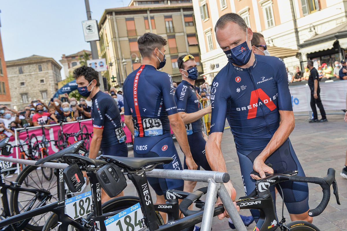 Tirreno Adriatico 2020 55th Edition 4th stage Terni Cascia 194 km 10092020 Chris Froome GBR Team Ineos photo Tommaso PelagalliBettiniPhoto2020