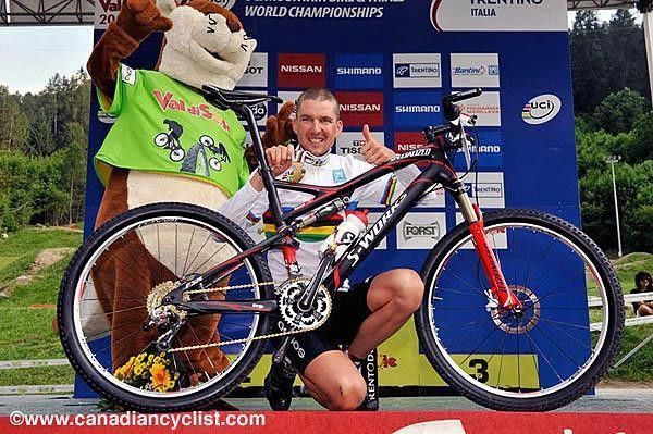 Sauser prefers full suspension bikes