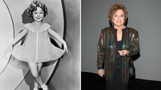 L-Shirley Temple as a child, R-Shirley Temple in 2006