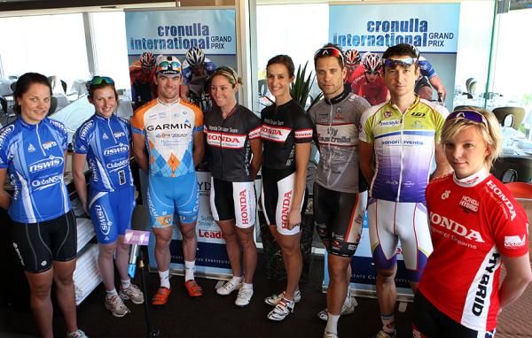 There were plenty of riders on hand at the launch of the Cronulla Grand Prix today.