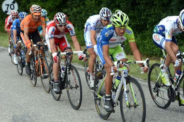 Jose Sarmiento (Liquigas - Cannondale) in the day's main break