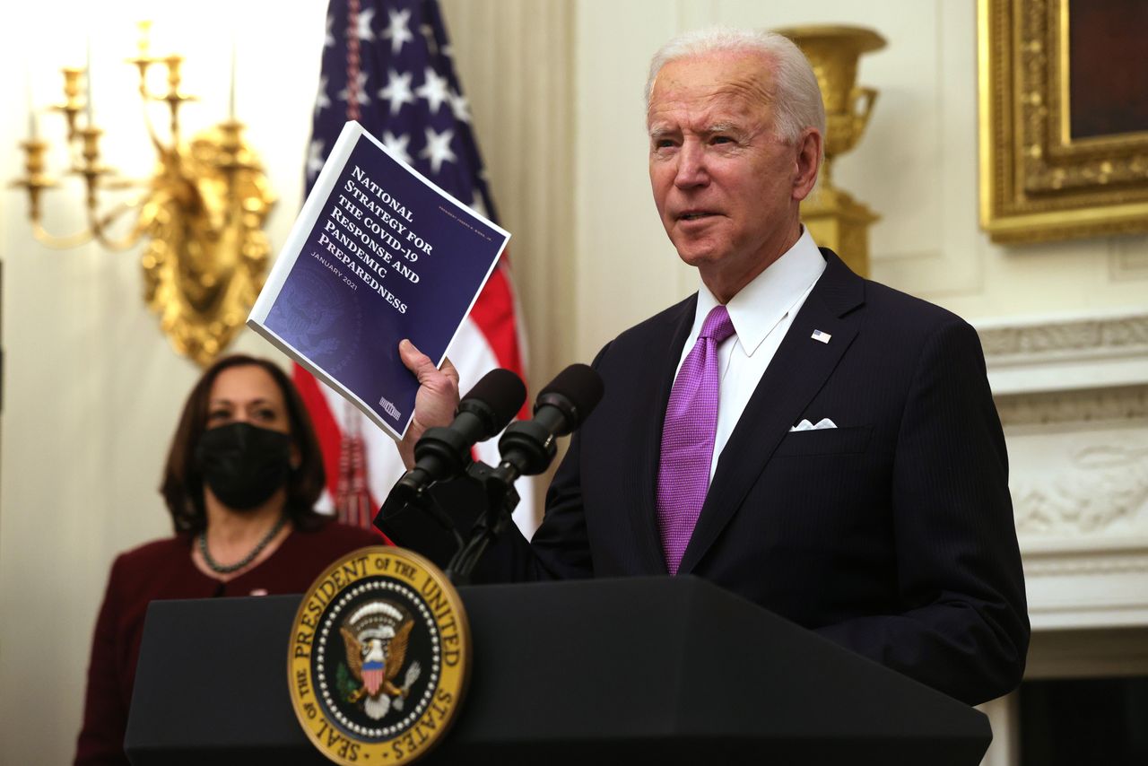 Biden speaks about his COVID-19 response plan