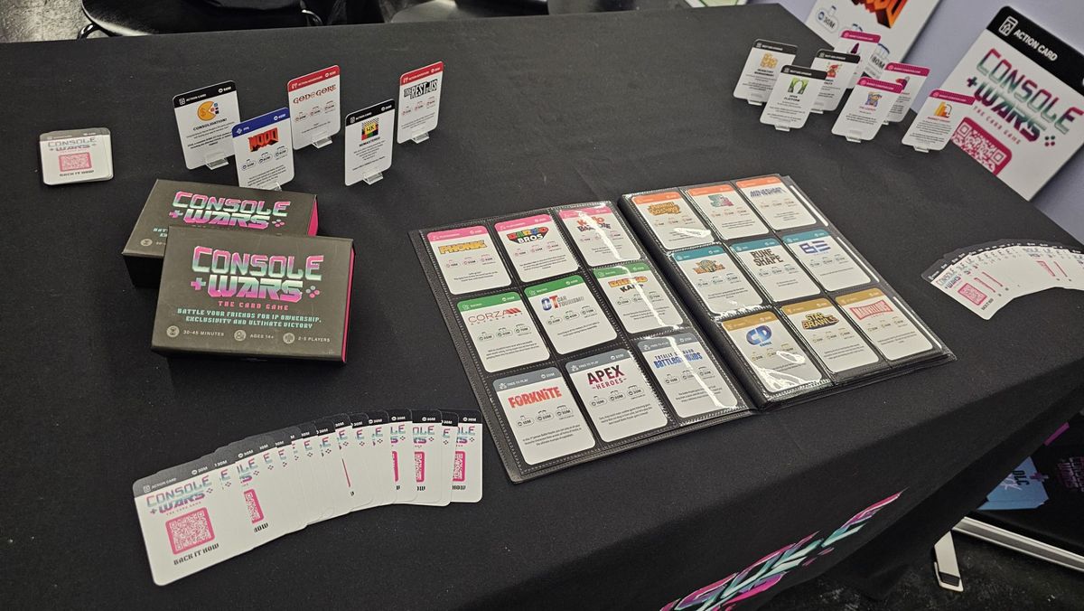 Console Wars the card game at Gamescom 2024