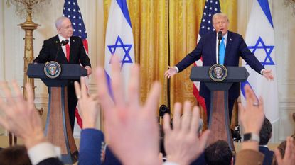 Israeli Prime Minister Benjamin Netanyahu and President Donald Trump