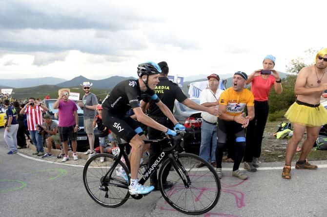 Chris Froome (Team Sky) said he emptied the tank as he tried to drop Contador