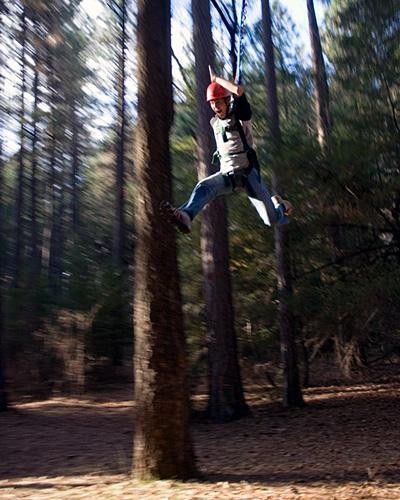 The "Flying Squirrel" was a favorite of all! Here Ben Raby takes flight&hellip;