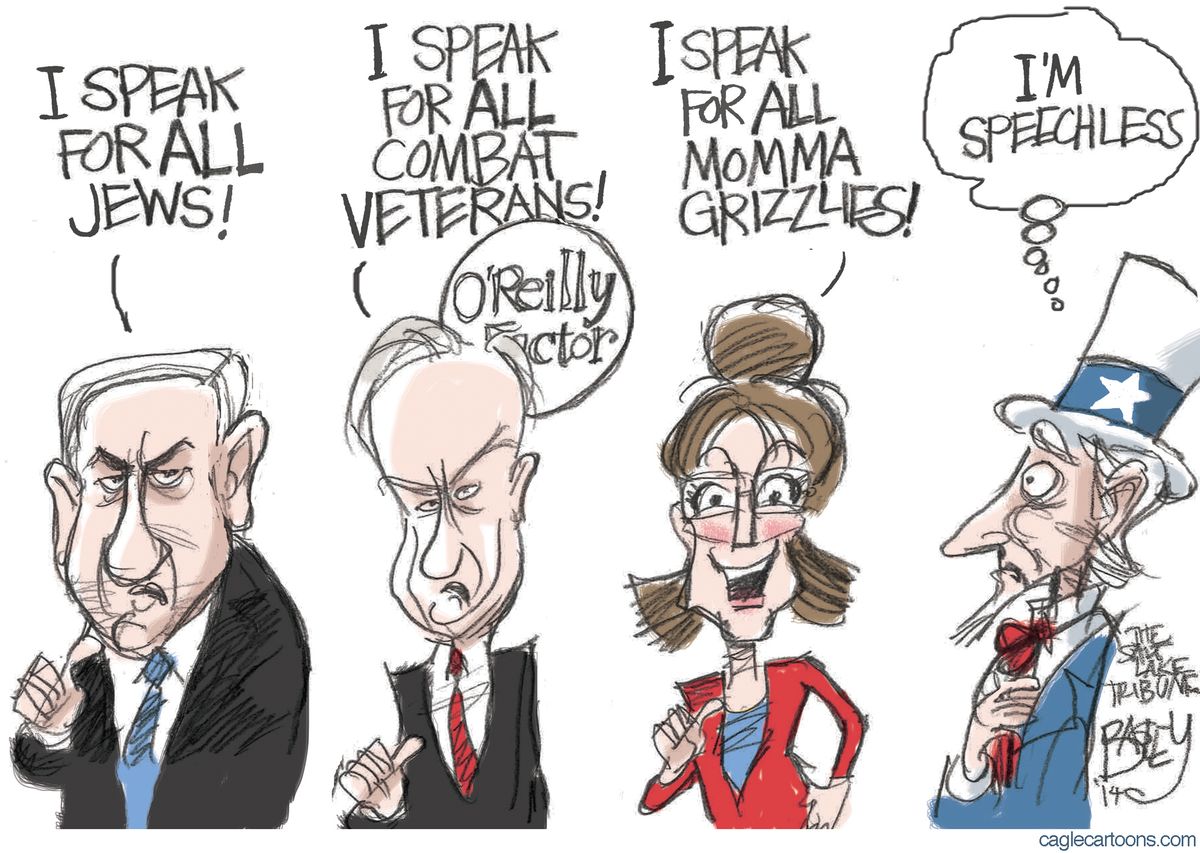 Political cartoon U.S. Netanyahu speech | The Week