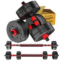 AJUMKER Dumbbells Barbells Set| $52.99, &nbsp; $47.67 at Amazon