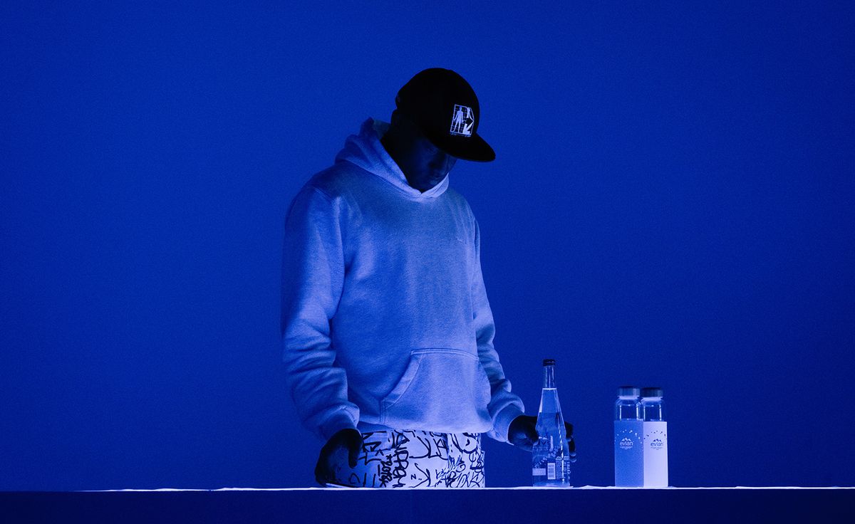 Evian Pop-Up for Limited-Edition Bottle by Virgil Abloh