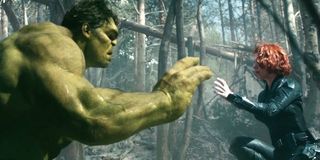 Hulk and Widow in Age of Ultron