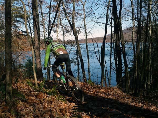 Freeze Thaw Cycles' Jordyn blazes through the woods.