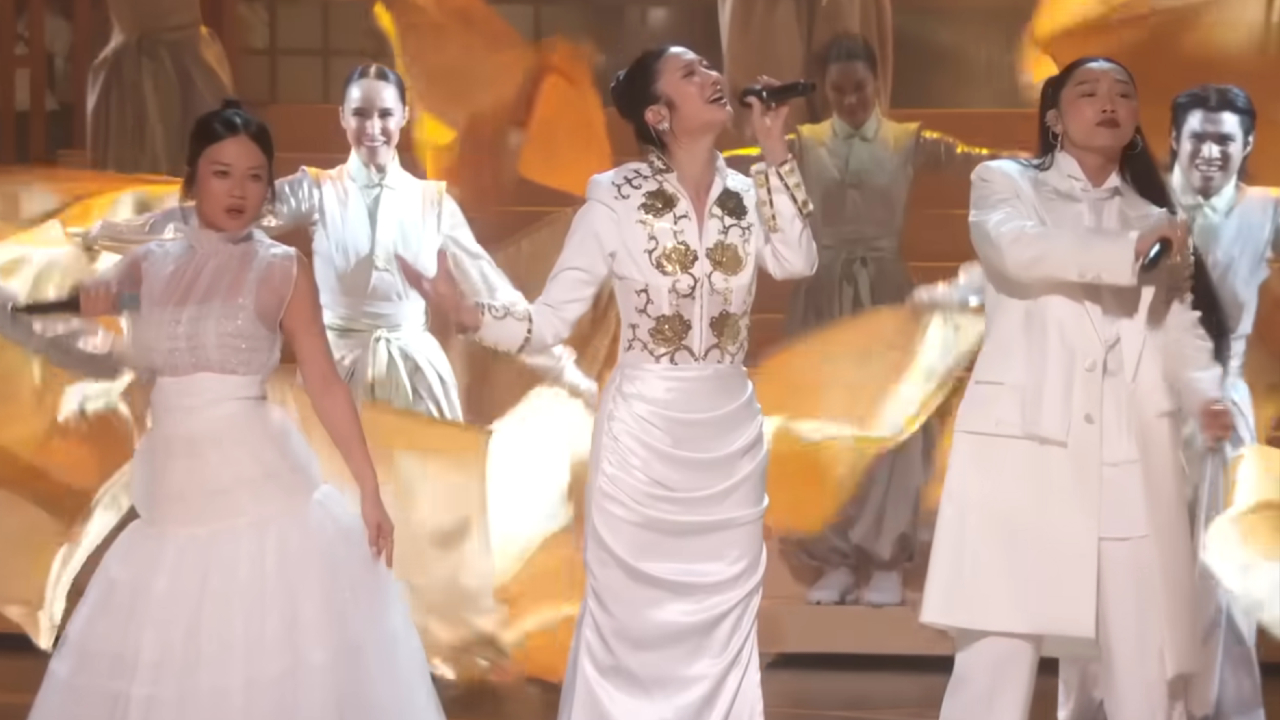 HUNTR/X performing "Golden" at the 98th Academy Awards