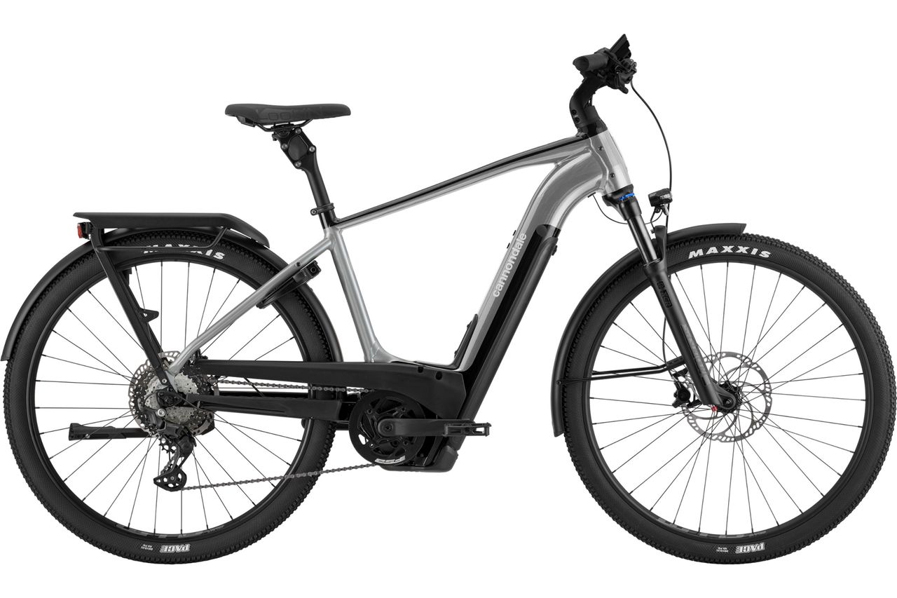 Cannondale Tesoro Neo X high top tube on a white background
