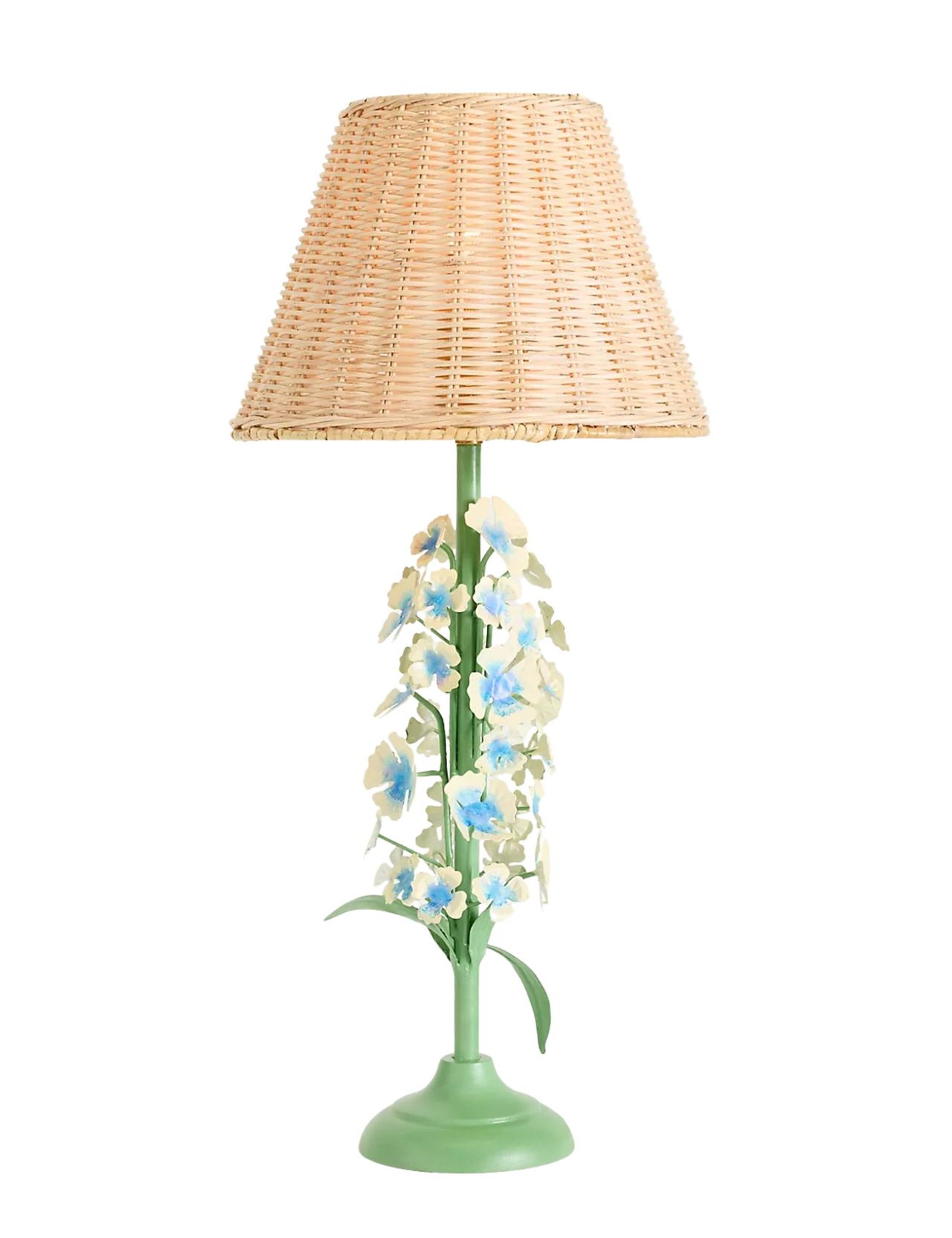 Floral Tole Table Lamp
