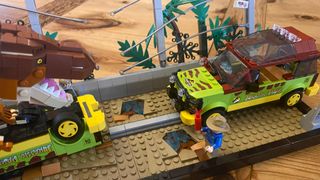 LEGO T. rex Breakout closeup