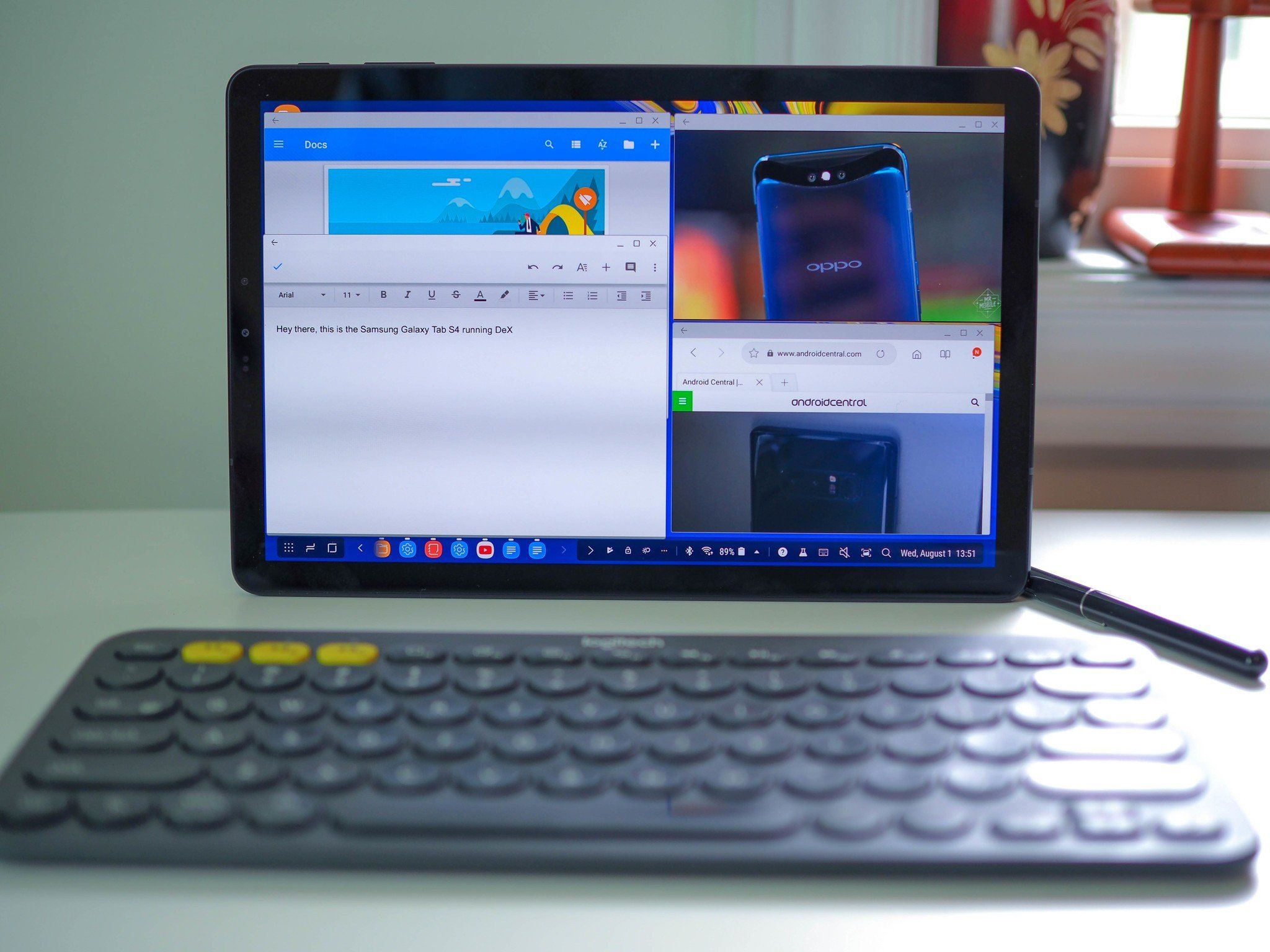 Samsung Galaxy Tab S4 hands-on preview: The two-faced tablet | Android ...