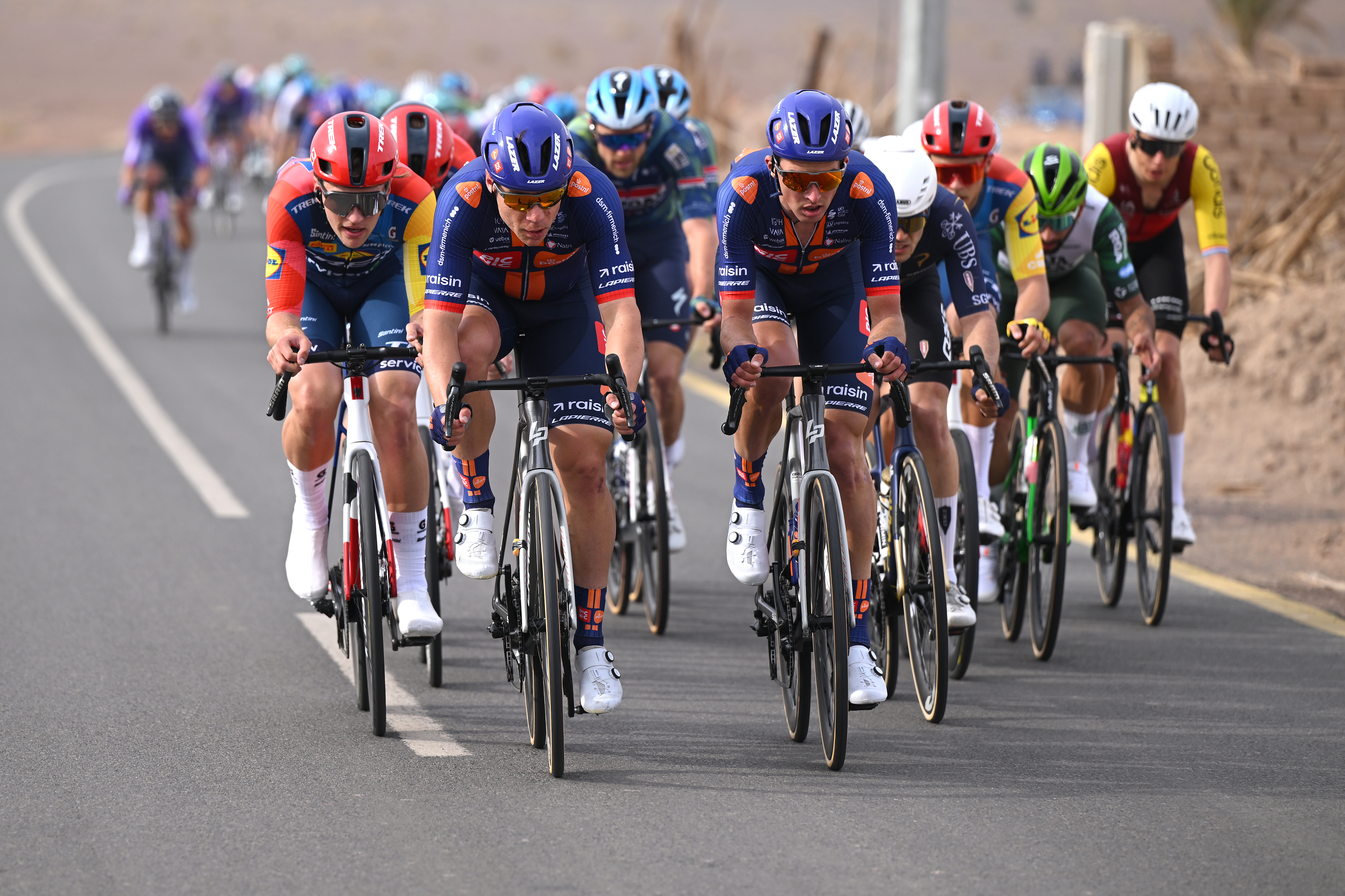 Picnic PostNL racing at the Alula Tour