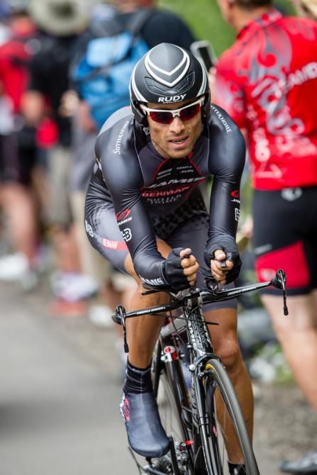 Janier Acevedo (Jamis-Hagens Berman) rode strong today to remain in fourth place in the overall.