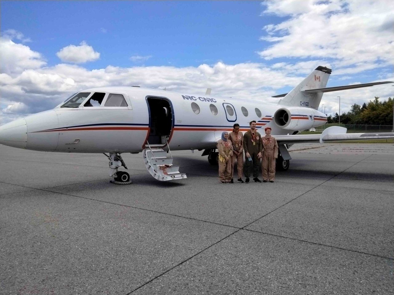 Aug. 1 parabolic flight