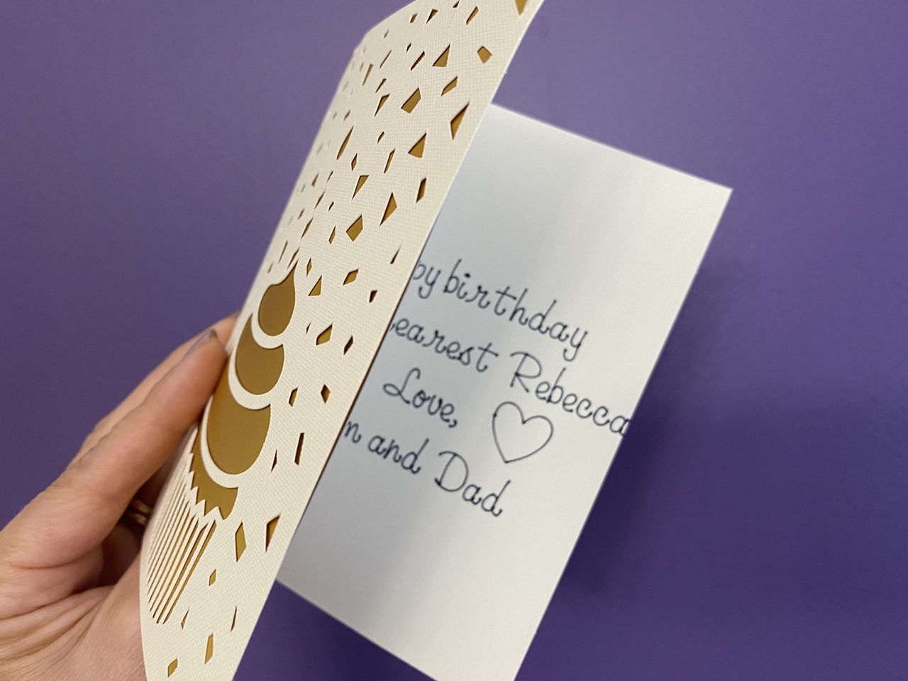 Cricut Joy Card Inside