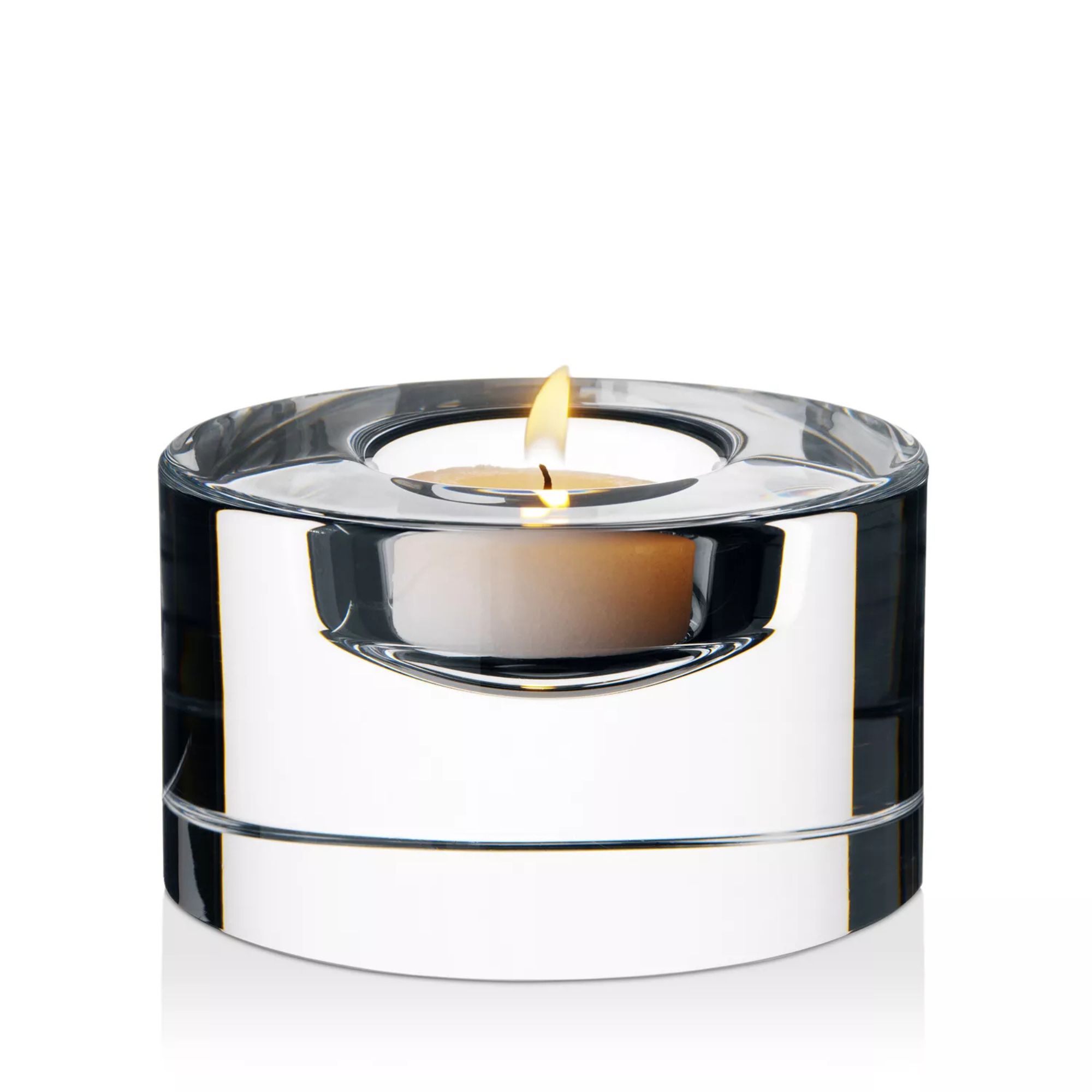 Orrefors Puck Tealight Holder