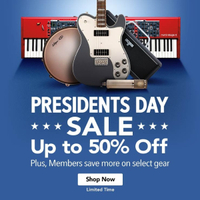 Musician’s Friend Presidents’ Day sale: Up to 50% off