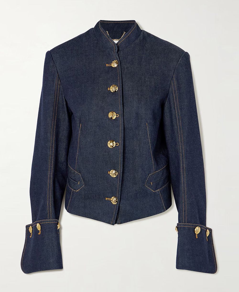 ZIMMERMANN, Button-Embellished Denim Jacket