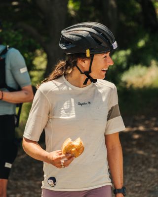 Lael Wilcox at the 2023 Rapha Yomp Rally