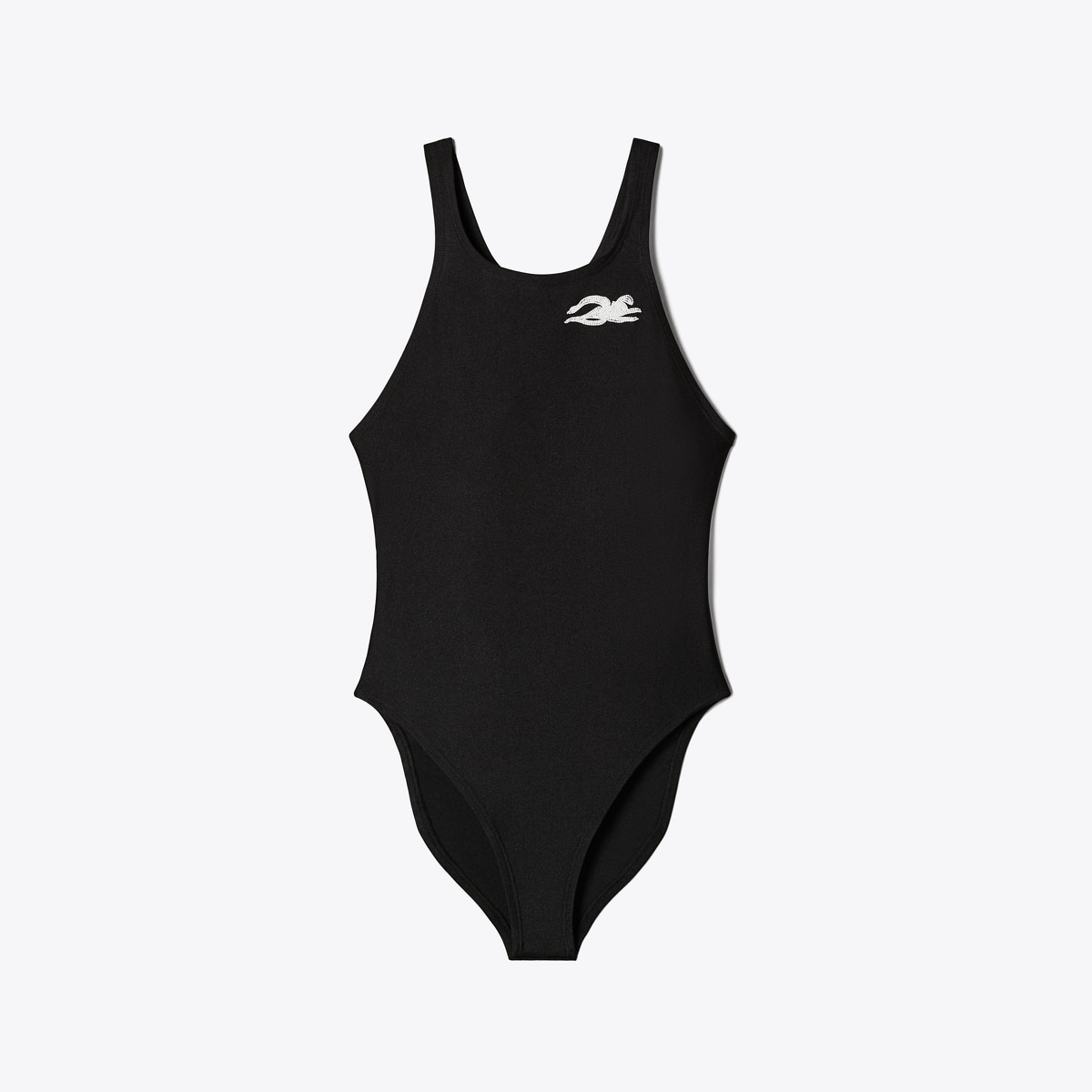 Jersey Bodysuit in Black, Size Xl