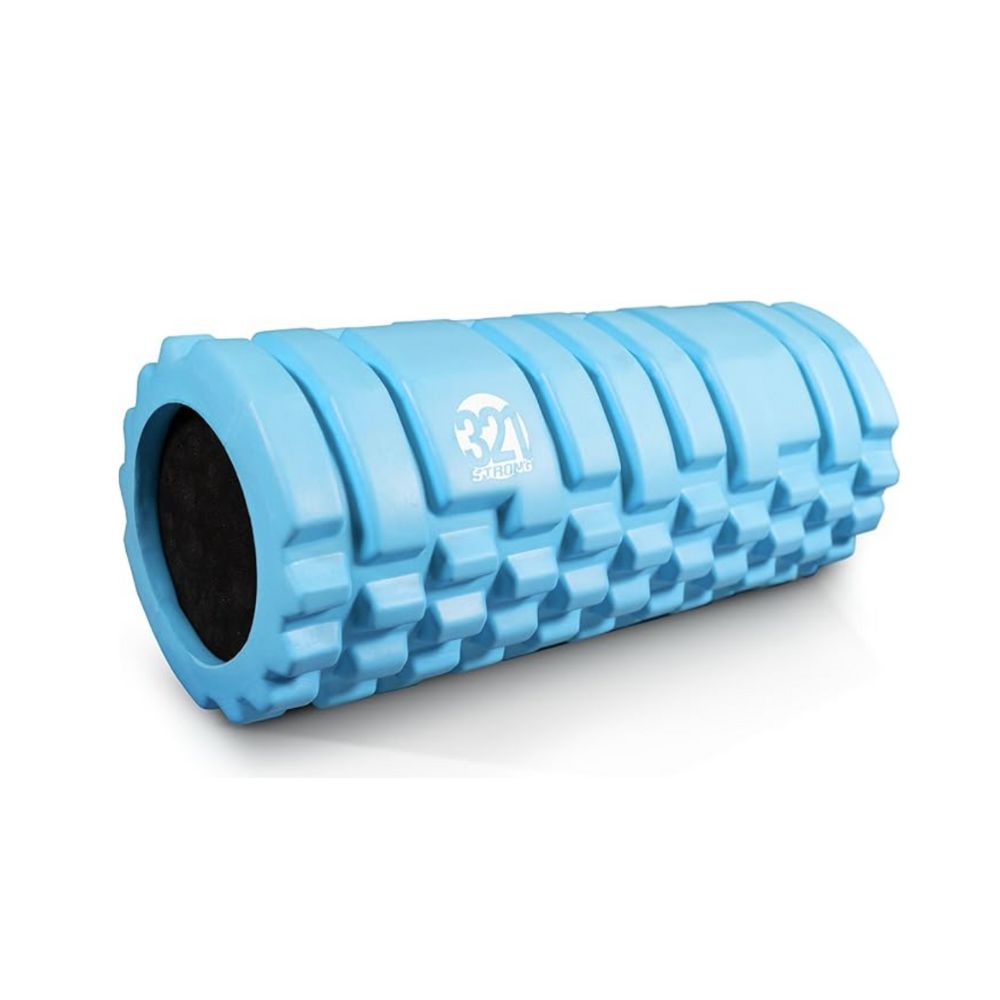 Blue massage roller