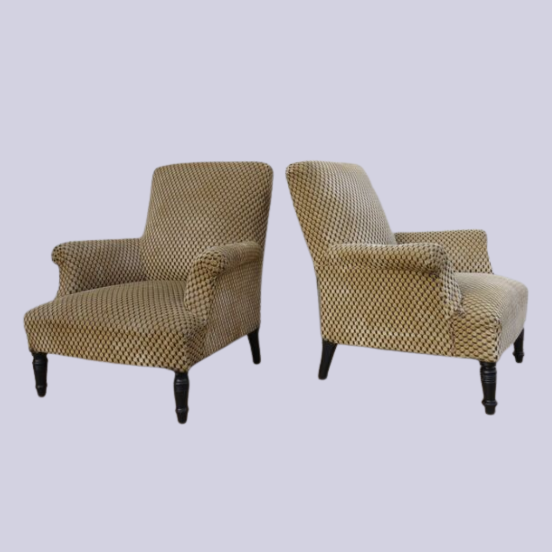 Harmony Antiques, Pair of Antique French Armchairs