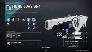 Destiny 2 Nightfall weapon - Hung Jury