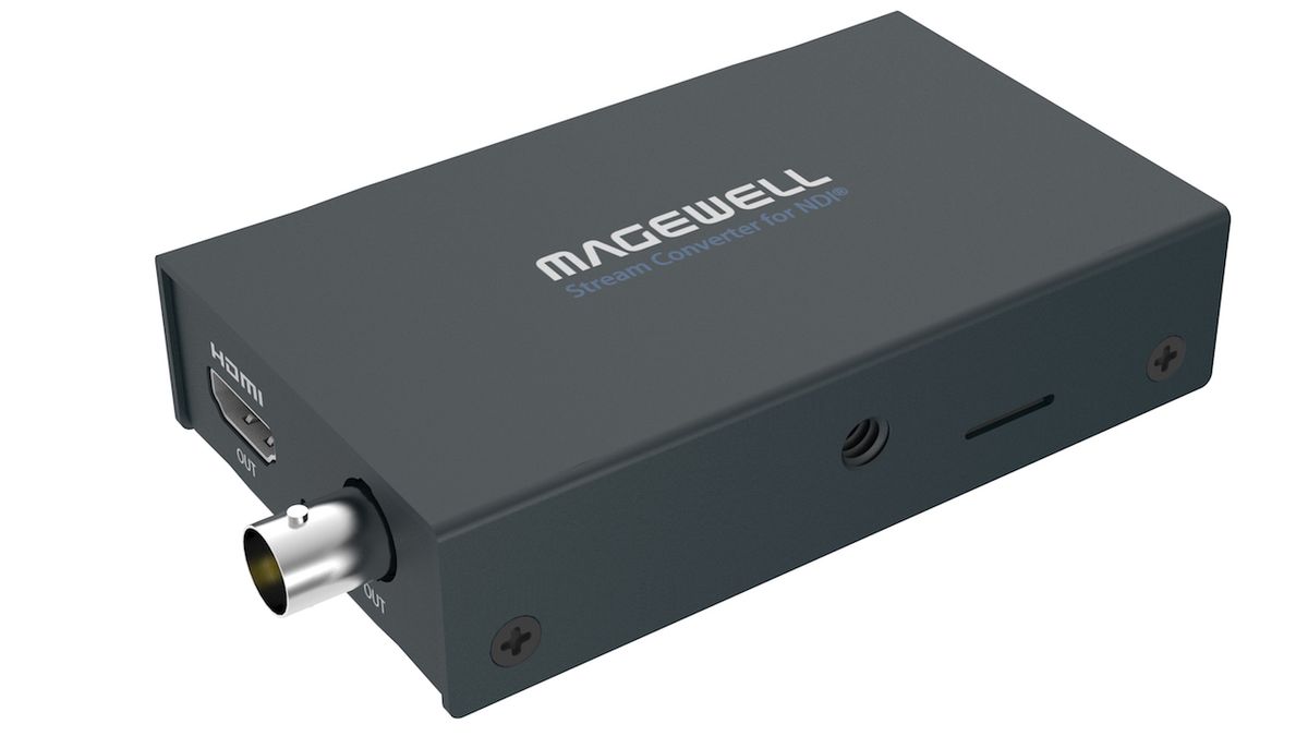 Magewell has unveiled the new Pro Convert AIO RX hardware-based NDI decoder, adding to its portfolio of devices for bridging traditional video equipment with IP-based workflows.