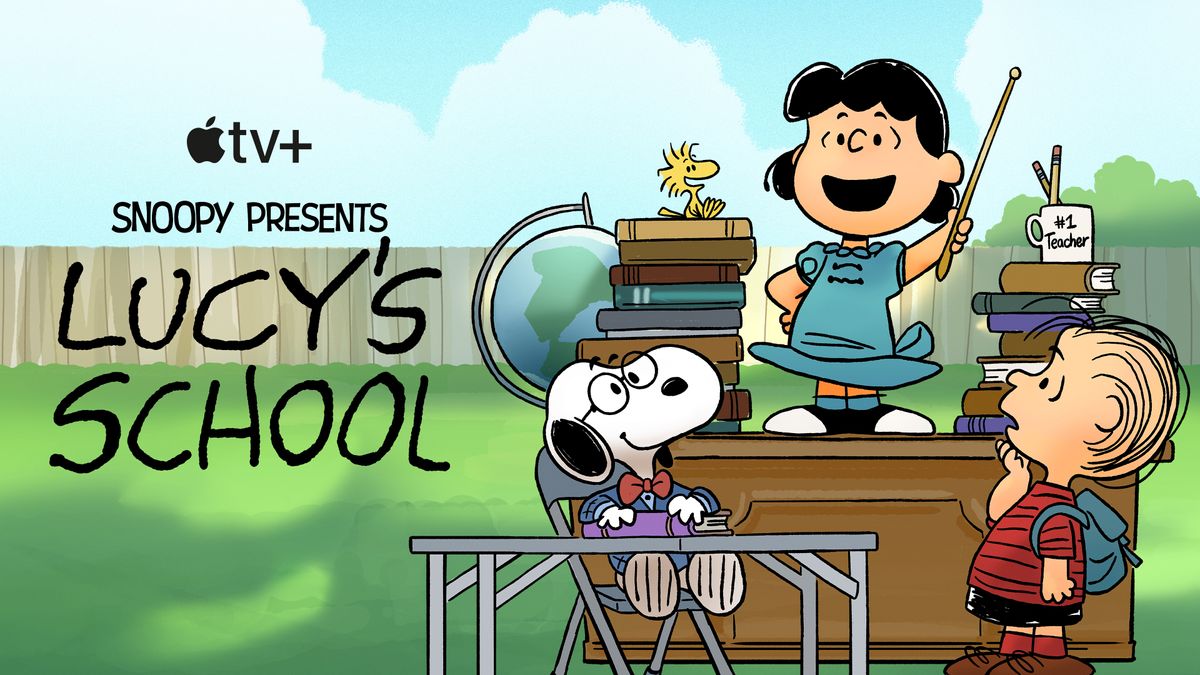 Apple TV+ Peanuts special Lucy&#039;s School key art