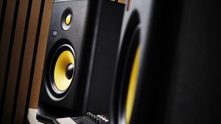 KRK Rokit speakers in a studio