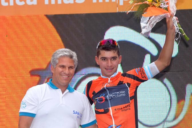 Fernando Gaviria (Colombia) leads the Tour de San Luis after stage 1