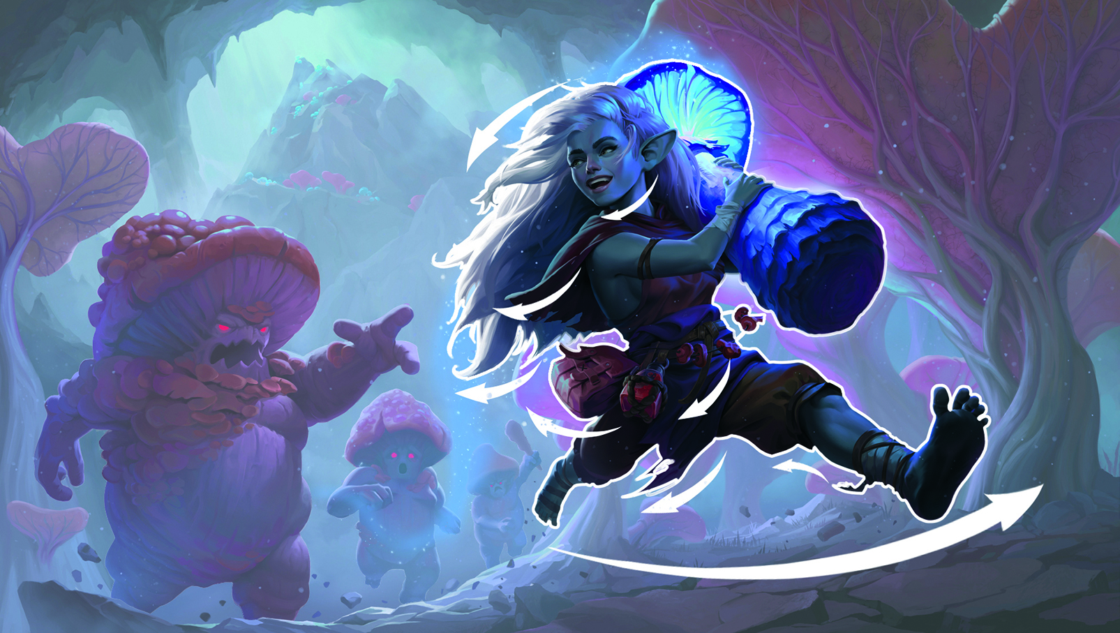 Image from a tutorial on how to draw a Circle of Spores druid