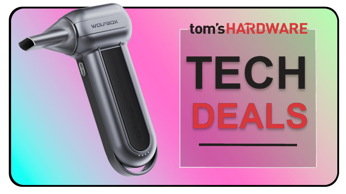 This Wolfbox MF100 electric air duster is now just $69 at Amazon — cleans your PC out, not your bank account