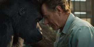 Bryan Cranston as Mack with Ivan in The One And Only Ivan